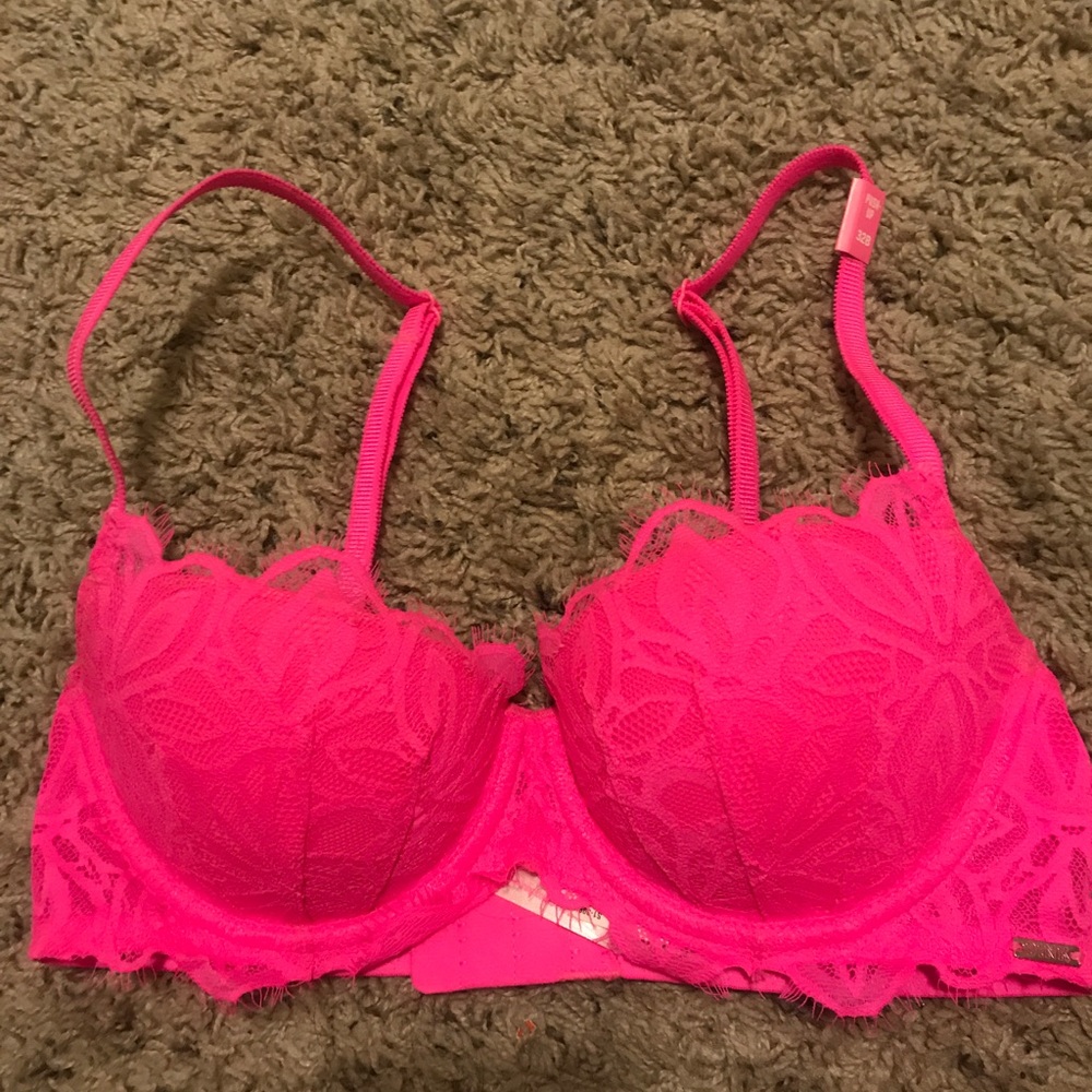 Pink bra